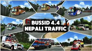 NEW🚦 BUSSID NEPALI TRAFFIC 4.4 MOD | Real Nepali Roads Experience | Smooth & Realistic Driving!