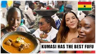 I Travelled To KUMASI With My Greek Friend For The First Time To Try The Best FUFU In Ghana