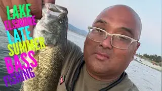 Lake Elsinore Late Summer Bass Fishing - Drop Shot Technique FTW!