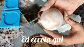 tutorial natalizio: palline in plexiglass e resina @Resinplan @resinidea8375