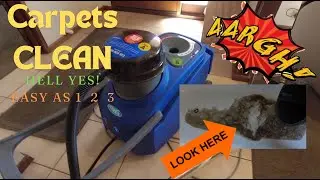 Britex DIY carpet cleaning machine - How to USE and RESULTS  WOW!