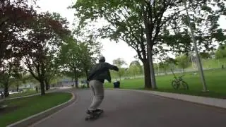 Longboarding in Toronto at Christie Pitts