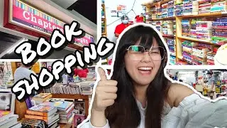 Let's go BOOK SHOPPING Vlog || Stationery Unboxing || Booktube Philippines || Filipino Booktuber