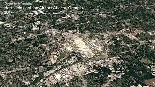 Hartsfield Jackson Airport Atlanta, Georgia - Earth Timelapse