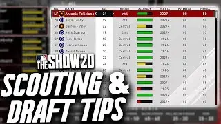 SCOUTING & DRAFT TIPS IN FRANCHISE | MLB THE SHOW 20