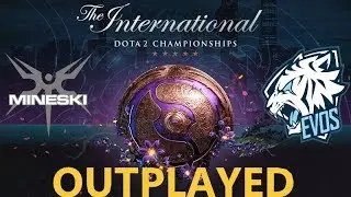 Mineski vs Evos - OUTPLAYED GAMEPLAY Closed Qual. TI 9