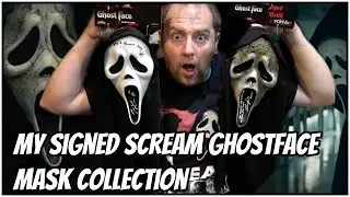 My Signed Scream Ghostface Mask Collection!