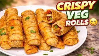 Ramadan Iftar Special | Crispy Egg-Veg Rolls|Andey wala Roll |Everyone Will Love|Roll Recipe |