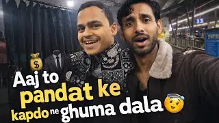 Kya pandat kapde le payega 🤨 (fullon3vlogger) #vlog #viral #funny #trending #comedy #shoppingvlog 