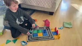 IGIVI Magnetic Tiles - Road Set Review! Super Fun!