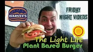 New !! Harvey's The Light Life Plant Based Burger-REVIEW