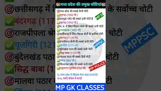 MP GK SHORT|MP Gk tricks|Madhya pradesh Gk|MP GK Today| MP NEWS| MP Question