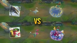 Петрицитовый Чо'Гат против Игрушечного Ужаса Чо'Гата &mdash; Сравнение обликов &mdash; League of Legends