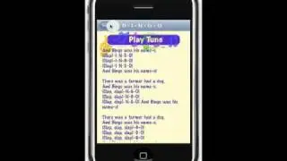SING ALONG iPhone App Demo