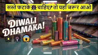 💣 नागपुर का सबसे बड़ा फटाका मार्केट 🎇Diwali धमाका शुरू 😍 Nagpur ke सस्ते फटाके