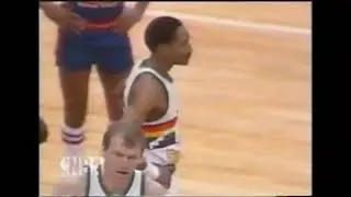 NBA: 1983-84 reg. season - Pistons vs Nuggets (3OT, Thomas 47pt+17as+5rb, Vandeweghe 51pt+9rb+8as)