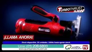 Taladra, corta y m&aacute;s con Turbo Thrust Drill Saw ✔