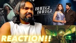 Bheegi Bheegi Music Video, Great Vocals! ( REACTION!! )