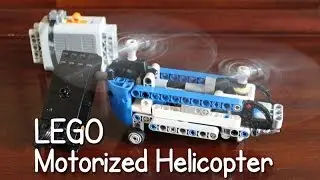 MOTORIZED Lego Technic 42020 Twin Rotor Helicopter - Time Lapse
