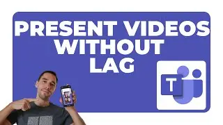 Share videos without lag in Teams