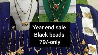 79/-only year end sale lo black beads collection...dm to 9908472260..plz join our live..