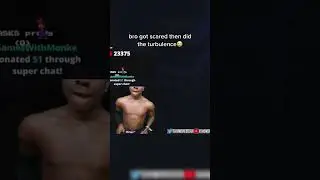 Bro got scared then did the turbulence  😂😂 #shorts #ishowspeed #ishowspeedshorts