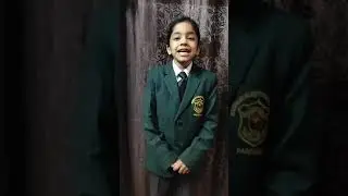 Radhika Khatri#Christmas and New year celebration speech at school 🎒🏫