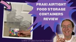 PRAKI Airtight Food Storage Containers with Lids, 12PCS Plastic Kitchen Storage Containers