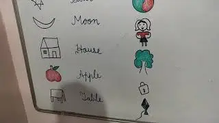 Look at the picture and write the name (UKG class)