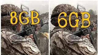 CALL OF DUTY RAM  COMPARISON 8GB VS 6GB