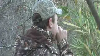 Jay duck callling with his hand!