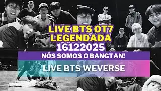 [LIVE BTS OT7] WEVERSE 16122025 | LEGENDADO PT-BR (Jikook Reasons)