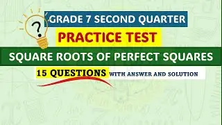 Grade 7 MATH || Second Quarter Reviewer (Part1)
