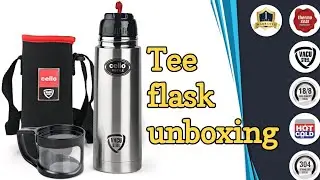 tee flask | Cello instyle vacuum tee flask | cello instyle vacuum tee flask unboxing in kannada