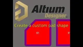 Altium Designer simplified custom pad shapes