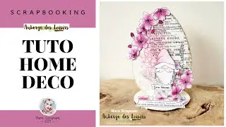 Tutoriel Home D&eacute;co D&eacute;coration Printani&egrave;re Auberge des Loisirs Tampon exclusif Scrap enveloppe