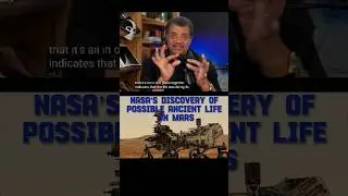 Neil deGrasse Tyson:  Discovery of Possible Ancient Life on Mars #cosmicaltalks #neildegrassetyson