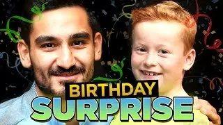 BRAYDON SURPRISES GUNDOGAN WITH CAKE!