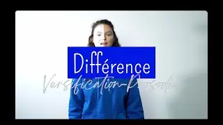 Diff&eacute;rence entre Versification et Prosodie