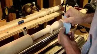 Viel Lathe Duplicator turning Balusters