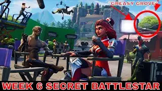 WEEK 6 *SECRET BATTLESTAR LOCATION | BLOCKBUSTER SKIN UNLOCK | FORTNITE BATTLESTAR