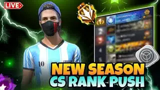 Vik Bhai Live - Serious CS Rank PUSH against GrandmAster lobby - Free Fier MAX Live