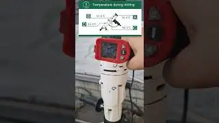 Diamond core drill Handheld three-Speed system #concretemachinery #coredrilling #coring