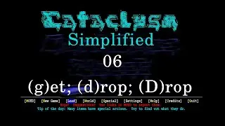Cataclysm Tutorial, (g)et; (drop); (Drop)