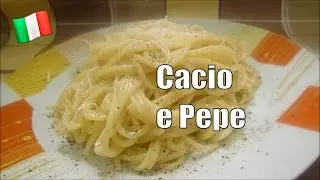 Спагетти с Сыром и Перцем ОчВкусно Быстро. Cacio e pepe.
