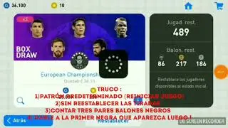 Europea Championship Stars - como sacar bal&oacute;n negro [Mr PES ]