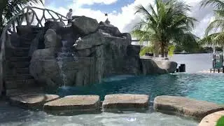 Custom Faux Rock Swimming Pool Grotto