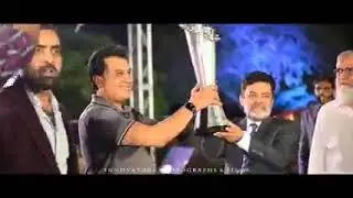 Ceremony at Hamdard University for PSL 7 winning trophy of Lahore Qalandars.