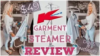 KMART CLOTHES | GARMENT STEAMER REVIEW || HOW TO STEAM CLOTHES || KMART HAUL || JESS & TRIBE