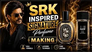 How to Make SRK Signature Perfume | 2 Inspired Oils Blend | Labelling & Layering #Perfumemaking